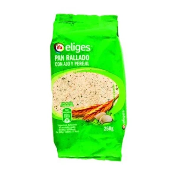 Pan rallado con ajo y perejil 250 g - 0.25 kg - Imagen del producto en Findit