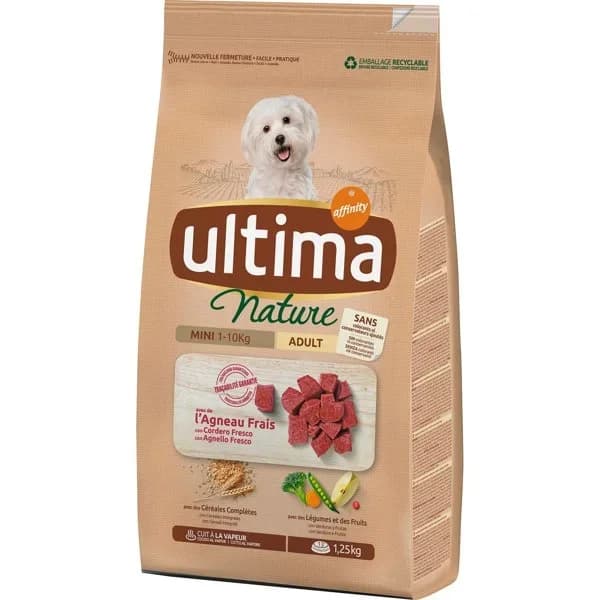 Pienso de cordero para perro adulto mini Ultima Nature Dog 1,25 Kg. - 1.25 kg - Imagen del producto en Findit