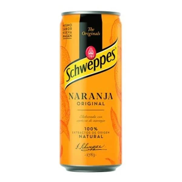 Refresco Naranja Zero Lata - 0.33 l - Imagen del producto en Findit