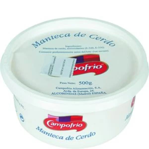 Manteca de cerdo 485 g - 0.48 kg - Imagen del producto en Findit
