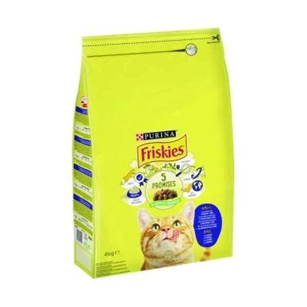 Purina Friskies Pienso para Gato Adulto Bacalao y Verduras 4Kg - 1.5 kg - Imagen del producto en Findit