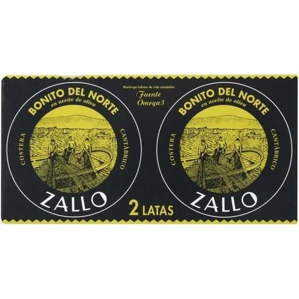 Bonito en aceite de oliva ZALLO, pack 2x65 g - 1 ud - Imagen del producto en Findit