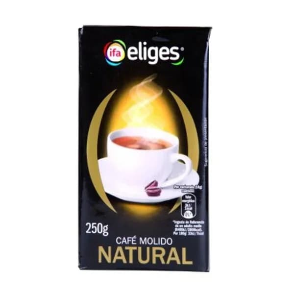 Café molido natural 250 g - 0.25 kg - Imagen del producto en Findit