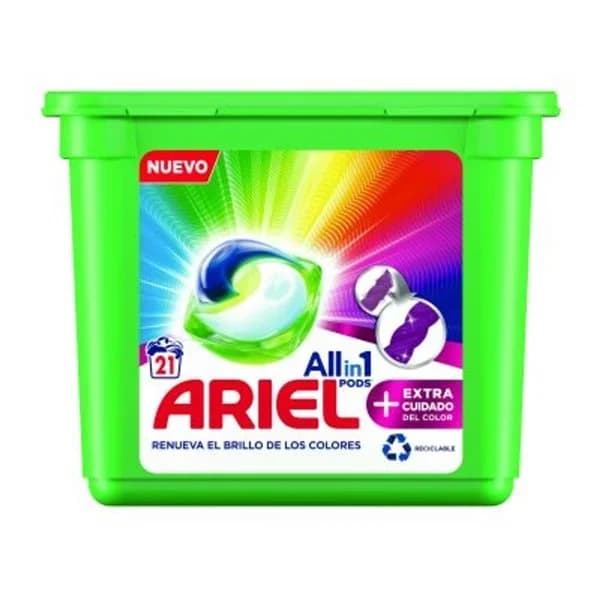 Detergente cápsulas pods color 19 lavados - 19.16 ud - Imagen del producto en Findit
