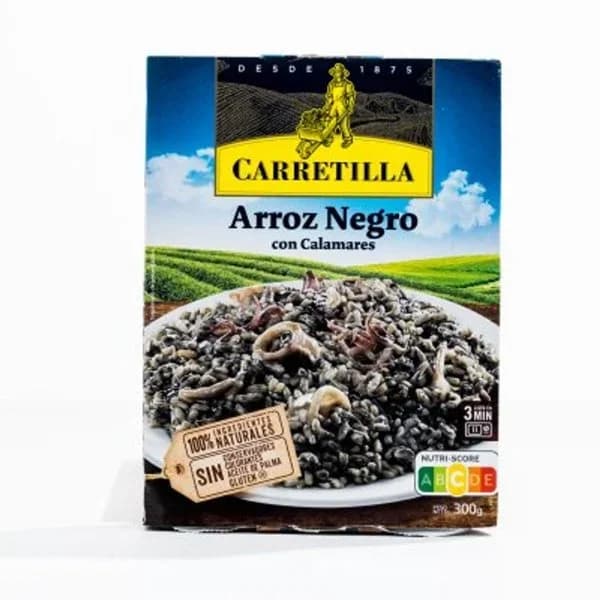 Arroz negro con calamares 300 g - 0.3 kg - Imagen del producto en Findit
