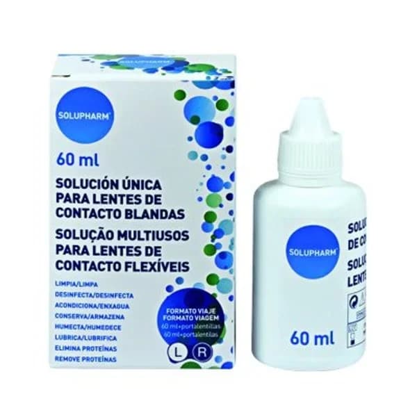 Solución única + Portalente para viaje SOLUPHARM, pack 60 ml - 0.06 l - Imagen del producto en Findit