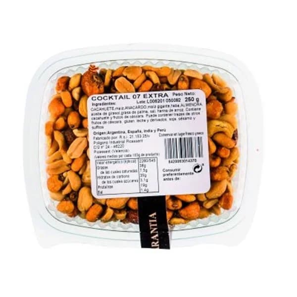 Cocktail extra en tarrina 250 g - 0.25 ud - Imagen del producto en Findit