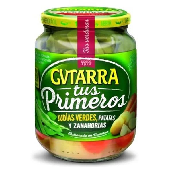 Tus primeros judías verdes, patat.zanah.GUTARRA, frasco 380 g - 0.38 kg - Imagen del producto en Findit