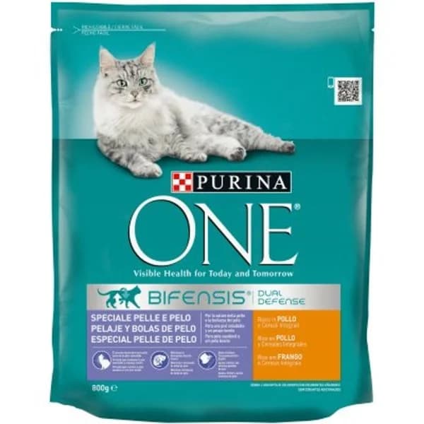 Control bolas de pelo-pelaje gato PURINA One, paquete 800 g - 0.8 kg - Imagen del producto en Findit