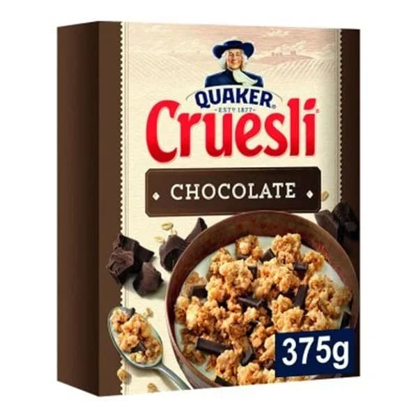 Cereales cruesli con chocolate 375 g - 1 ud - Imagen del producto en Findit