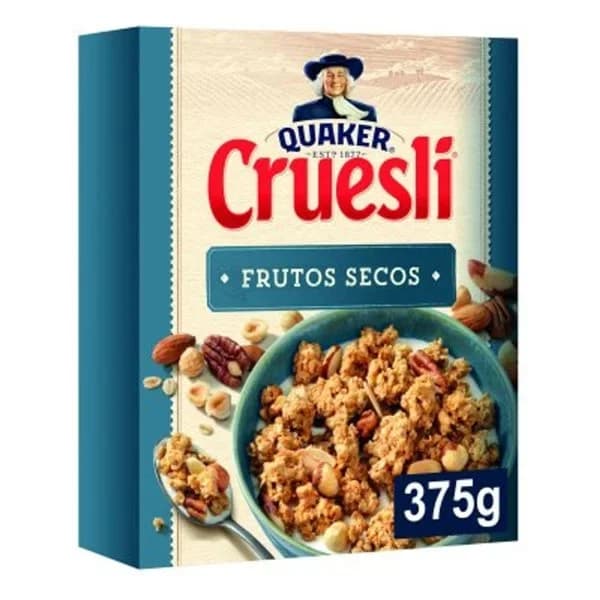 Cereales cruesli con frutos secos 375 g - 1 ud - Imagen del producto en Findit