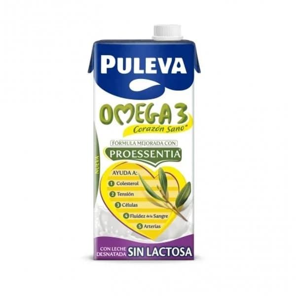 Leche Desnatada sin Lactosa Omega 3 Brik 1L - 1 l - Imagen del producto en Findit