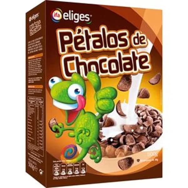 Cereales de pétalos de chocolate 500 g - 0.5 kg - Imagen del producto en Findit