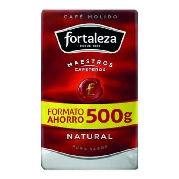 Café molido natural FORTALEZA, paquete 500 g - 0.5 kg - Imagen del producto en Findit