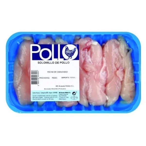 Solomillo de pollo bandeja (450g aprox) - 1 kg - Imagen del producto en Findit