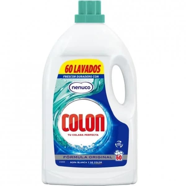 Detergente gel nenuco COLON, garrafa 60 dosis - 1 ud - Imagen del producto en Findit