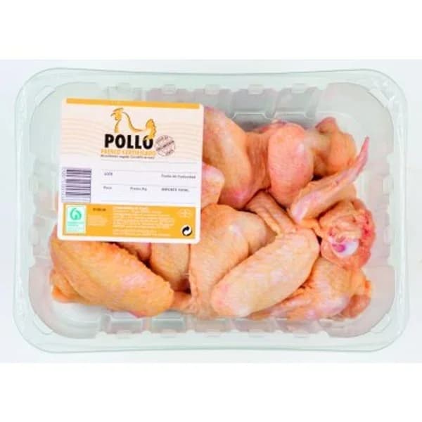 Alas pollo certificado familiar bandeja (1 kg) - 1 kg - Imagen del producto en Findit