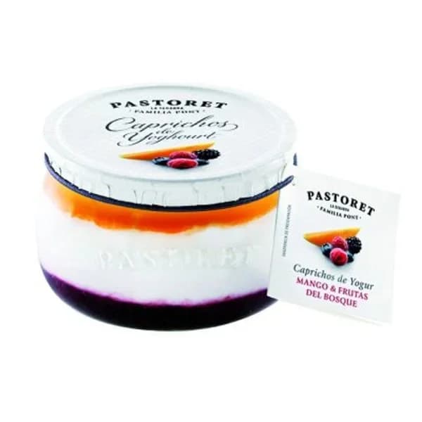 Capricho de mango&frutas del bosque PASTORET, tarrina 150 g - 1 ud - Imagen del producto en Findit