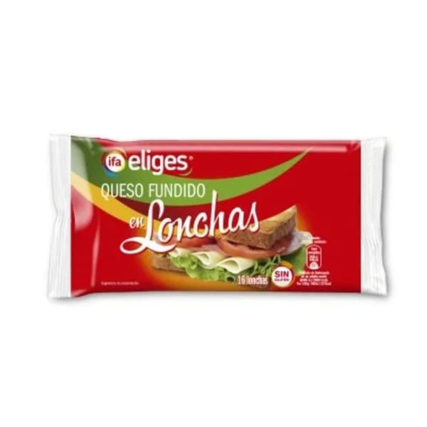 Queso 16 lonchas - 0.3 kg - Imagen del producto en Findit