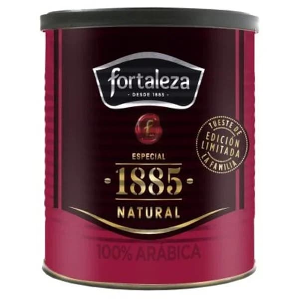 Café molido natural FORTALEZA, lata 250 g - 1 ud - Imagen del producto en Findit