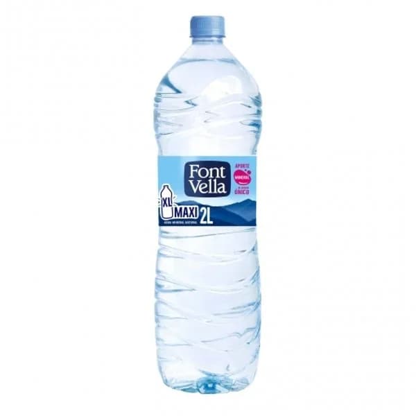 Agua mineral Font Vella natural 2 l.. - 1.98 l - Imagen del producto en Findit