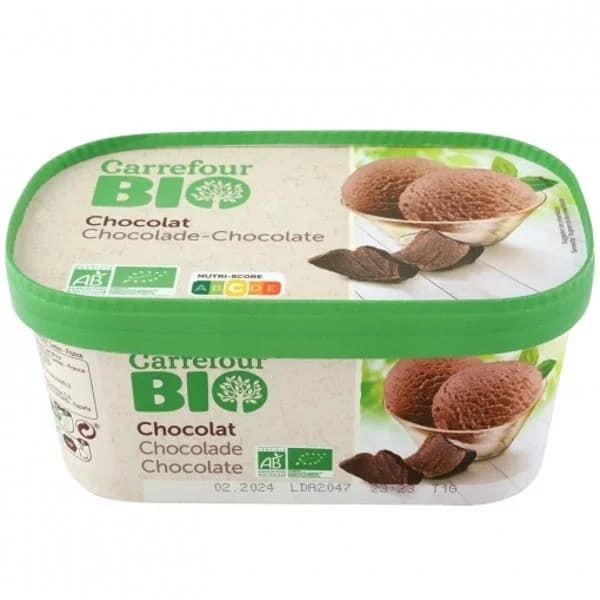 Helado de chocolate ecológico Carrefour Bio 450 g. - 0.45 kg - Imagen del producto en Findit