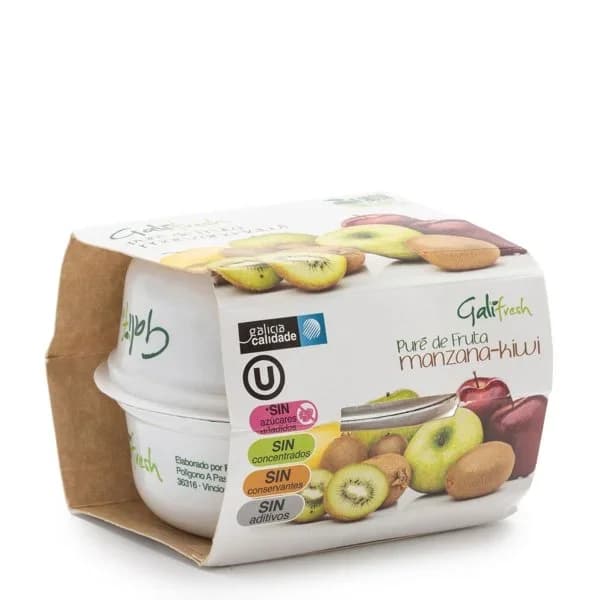Puré Kiwi y Manzana 2 x 150G - 0.3 kg - Imagen del producto en Findit