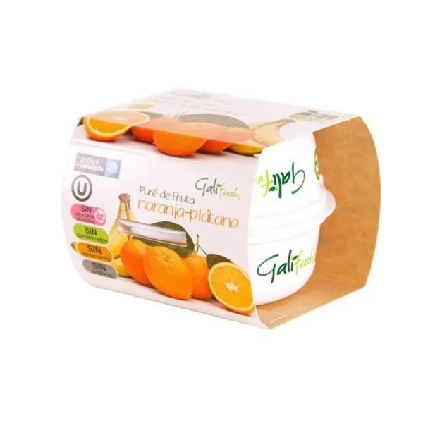 Puré Naranja y Plátano 2 x 150G - 0.3 kg - Imagen del producto en Findit