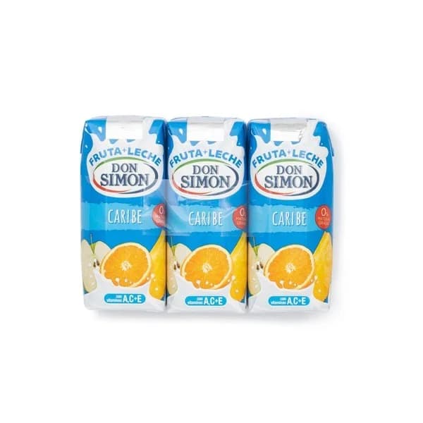 Bebida Fruta y Leche Caribe 3 x 330ML - 1 ud - Imagen del producto en Findit