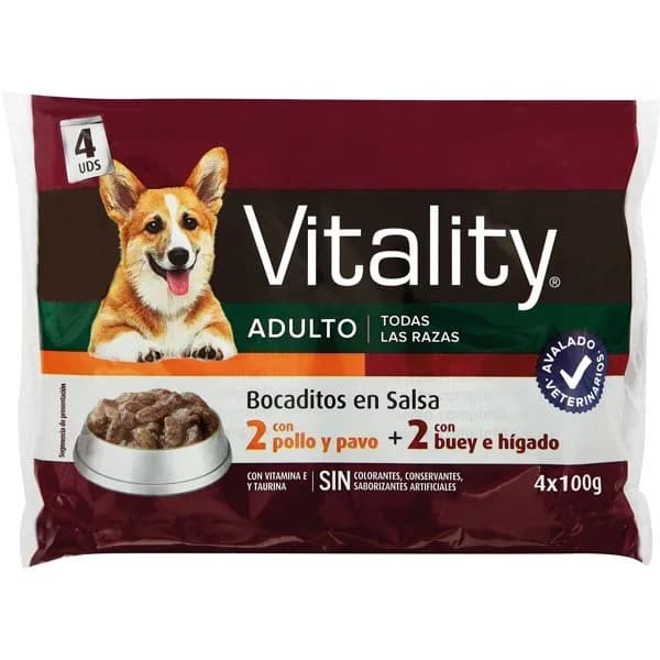Comida Perros Salsa Buey/Pollo - 0.4 kg - Imagen del producto en Findit