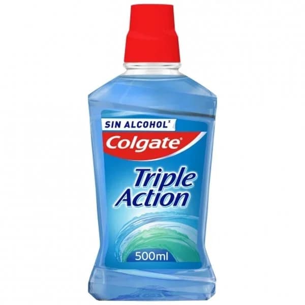 Enjuague bucal antibacterias Colgate Triple Action botella 500 ml - 0.5 l - Imagen del producto en Findit