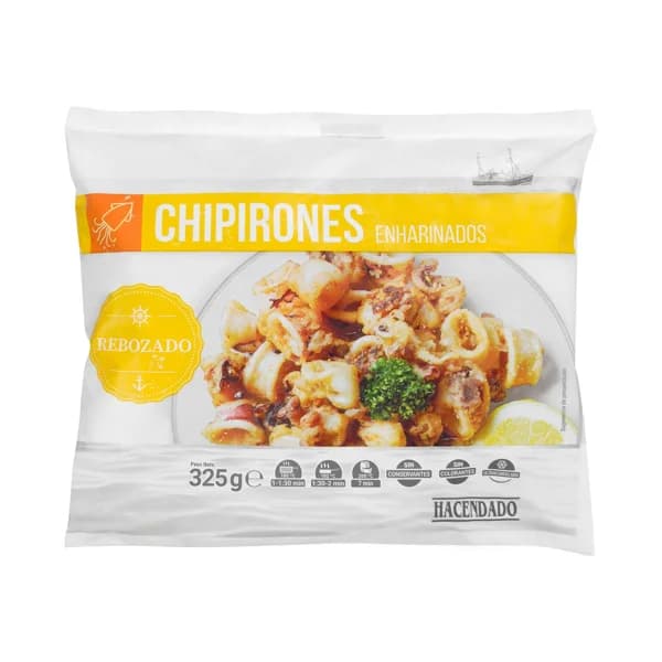 Chipirones enharinados Hacendado ultracongelado - 0.32 kg - Imagen del producto en Findit