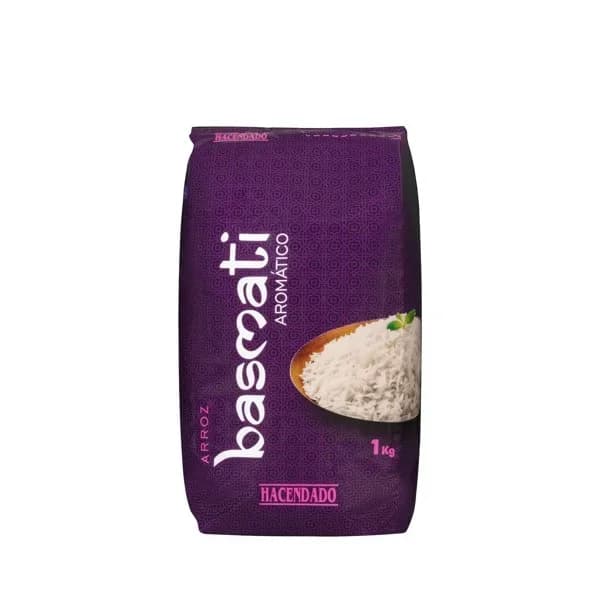 Arroz basmati aromático Hacendado - 1 kg - Imagen del producto en Findit