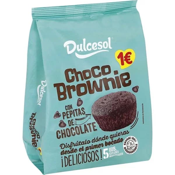 Choco Brownies 5 Unidades - 0.11 kg - Imagen del producto en Findit