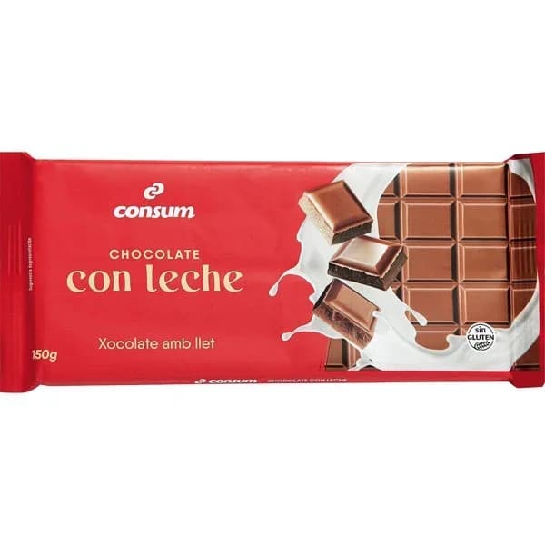 Chocolate con Leche - 0.15 kg - Imagen del producto en Findit