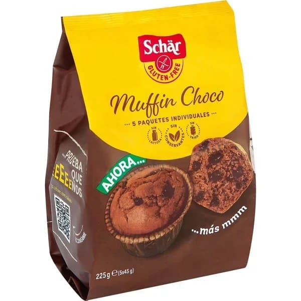Muffin Chocolate sin Gluten 225G - 0.23 kg - Imagen del producto en Findit