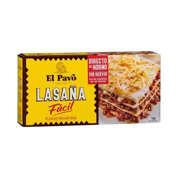 Lámina Lasaña Precocida 200G - 0.2 kg - Imagen del producto en Findit