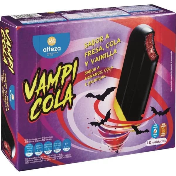 Helado Vampi-Cola - 0.5 l - Imagen del producto en Findit