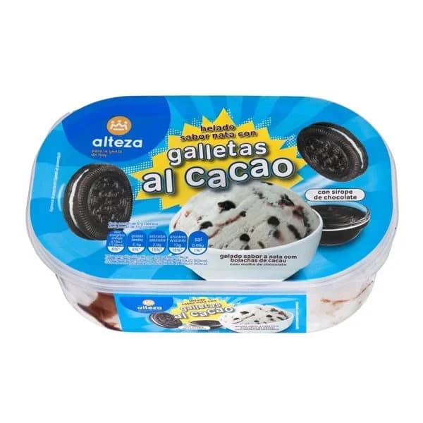 Helado Nata Galleta Cacao - 1 ud - Imagen del producto en Findit