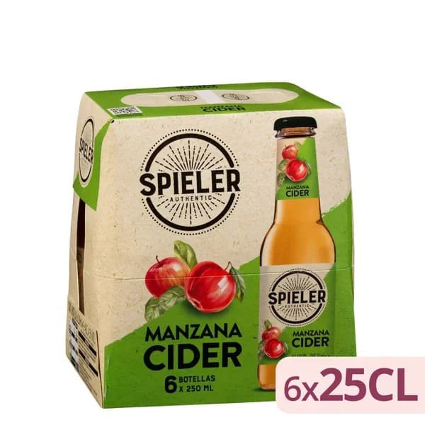 Bebida cider con gas Spieler sabor a manzana - 1.5 l - Imagen del producto en Findit