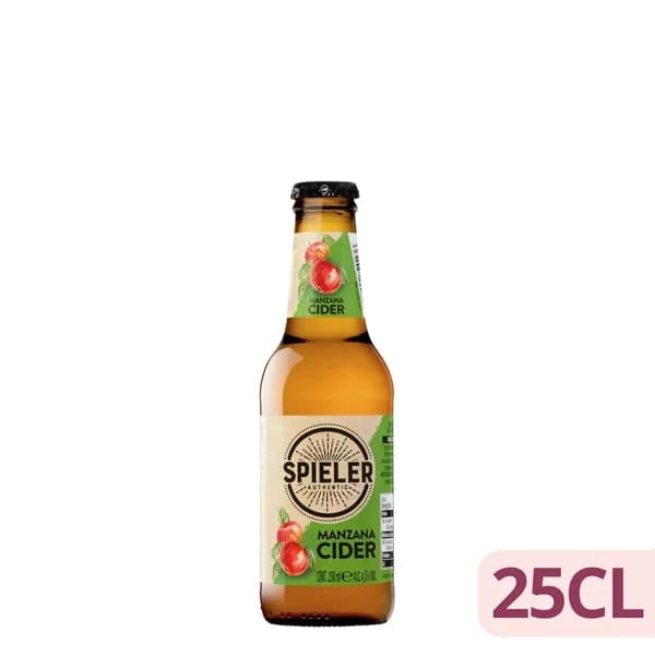 Bebida cider con gas Spieler sabor a manzana - 0.25 l - Imagen del producto en Findit