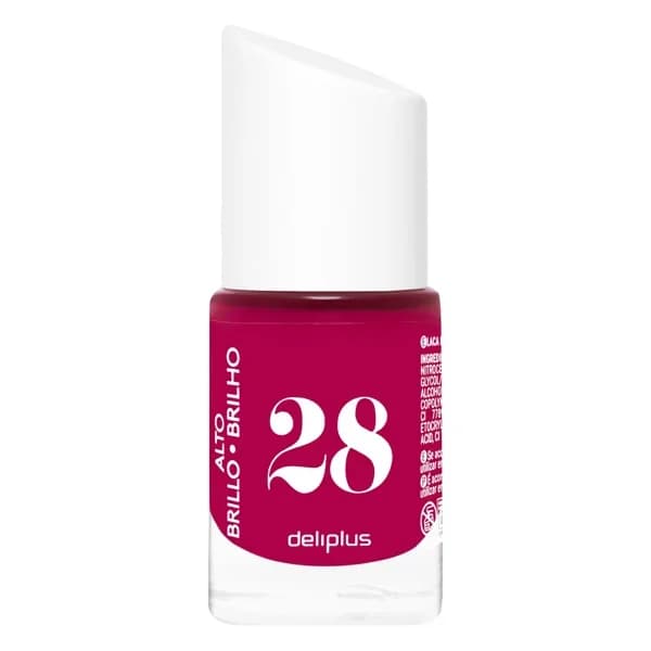 Laca de uñas alto brillo Deliplus 28 cereza - 1 ud - Imagen del producto en Findit