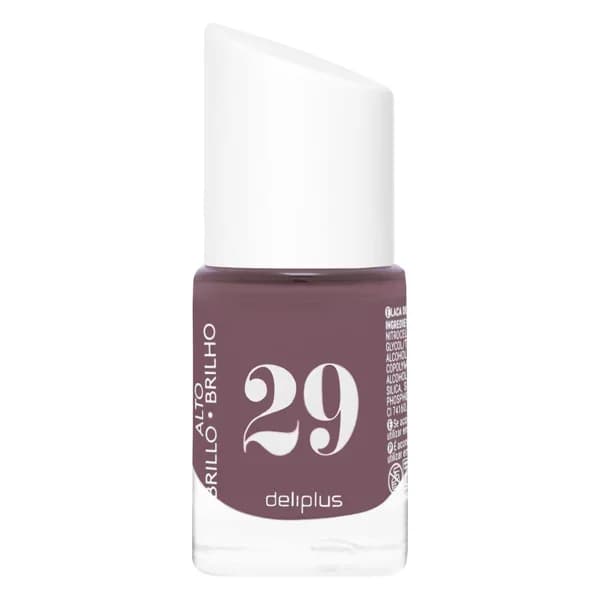 Laca de uñas alto brillo Deliplus 29 marrón - 1 ud - Imagen del producto en Findit