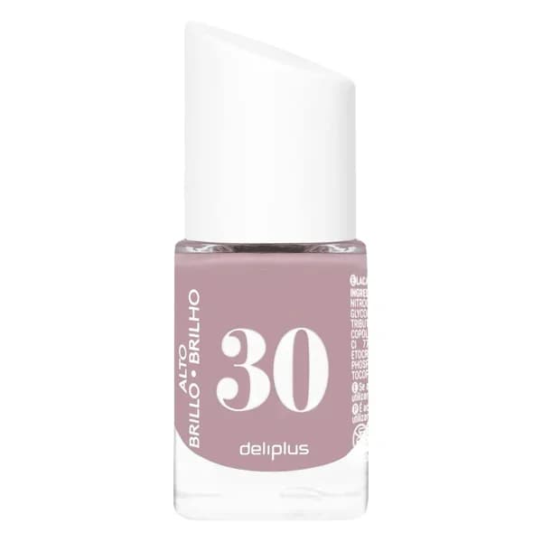 Laca de uñas alto brillo Deliplus 30 malva - 1 ud - Imagen del producto en Findit