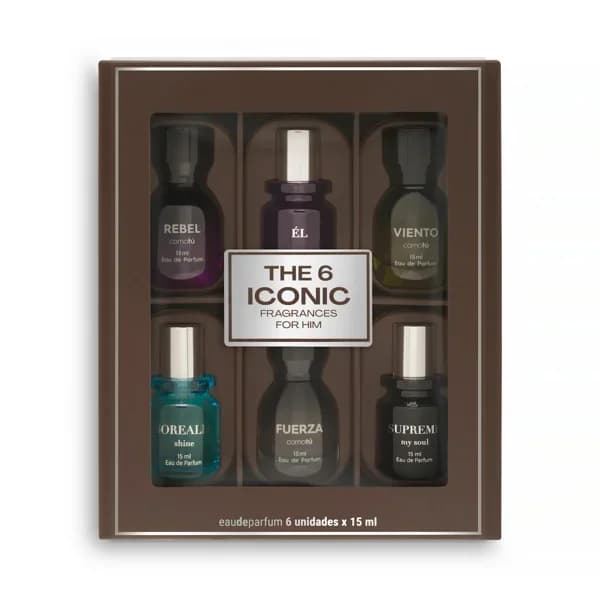 Lote hombre The 6 Iconic Como Tú mini fragancias de 15ml - 1 ud - Imagen del producto en Findit