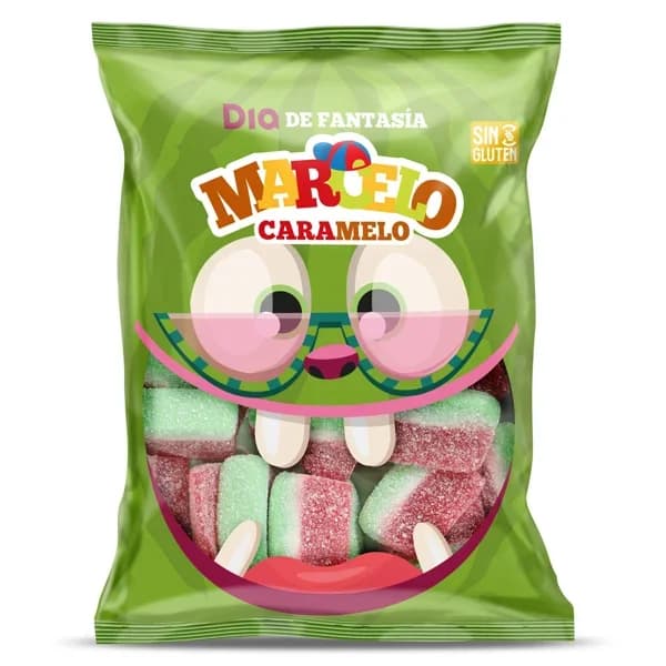 Golosinas sandías Marcelo Caramelo de Dia bolsa 100 g - 0.1 kg - Imagen del producto en Findit