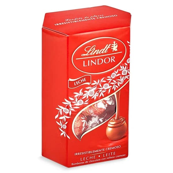 Bombones de chocolate con leche Lindt Lindor caja 137 g - 0.14 kg - Imagen del producto en Findit