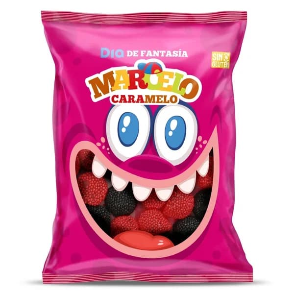 Golosinas moras Marcelo Caramelo de Dia bolsa 200 g - 0.2 kg - Imagen del producto en Findit