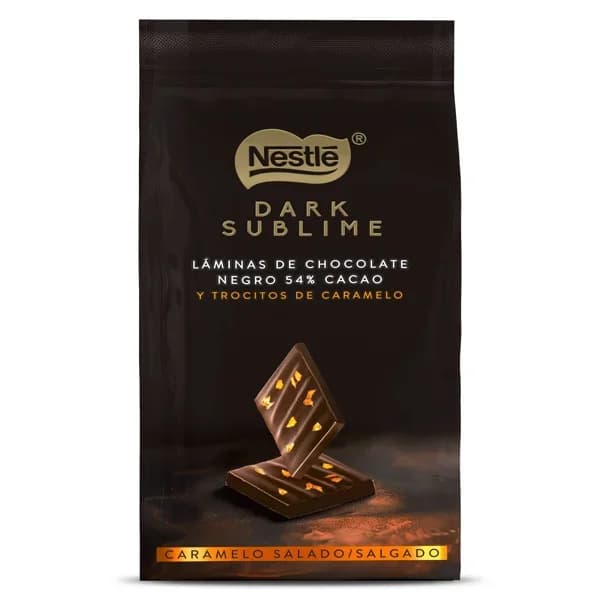 Chocolate negro con caramelo salado en láminas Nestlé Dark caja 150 g - 0.15 kg - Imagen del producto en Findit