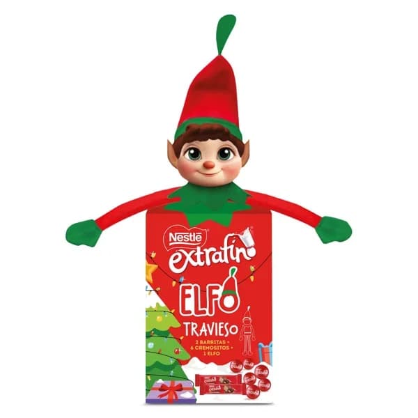 Barritas de galletas con chocolate y cremositos rellenos de crema + Elfo Nestlé Extrafino pack 79 g - 0.13 kg - Imagen del producto en Findit